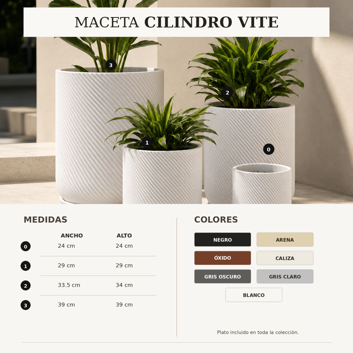Maceta Cilindro Vite1