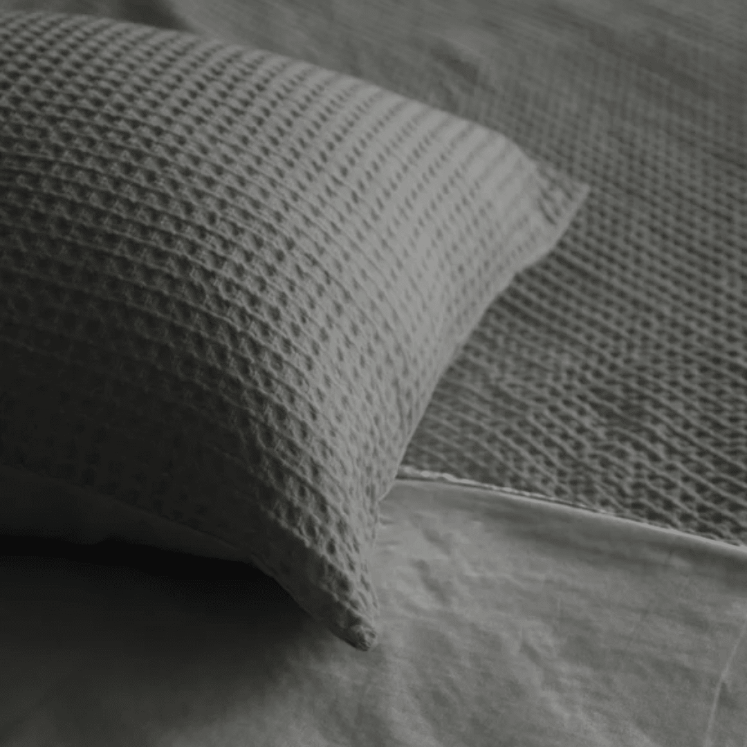 Funda Edredón Waffle Charcoal1