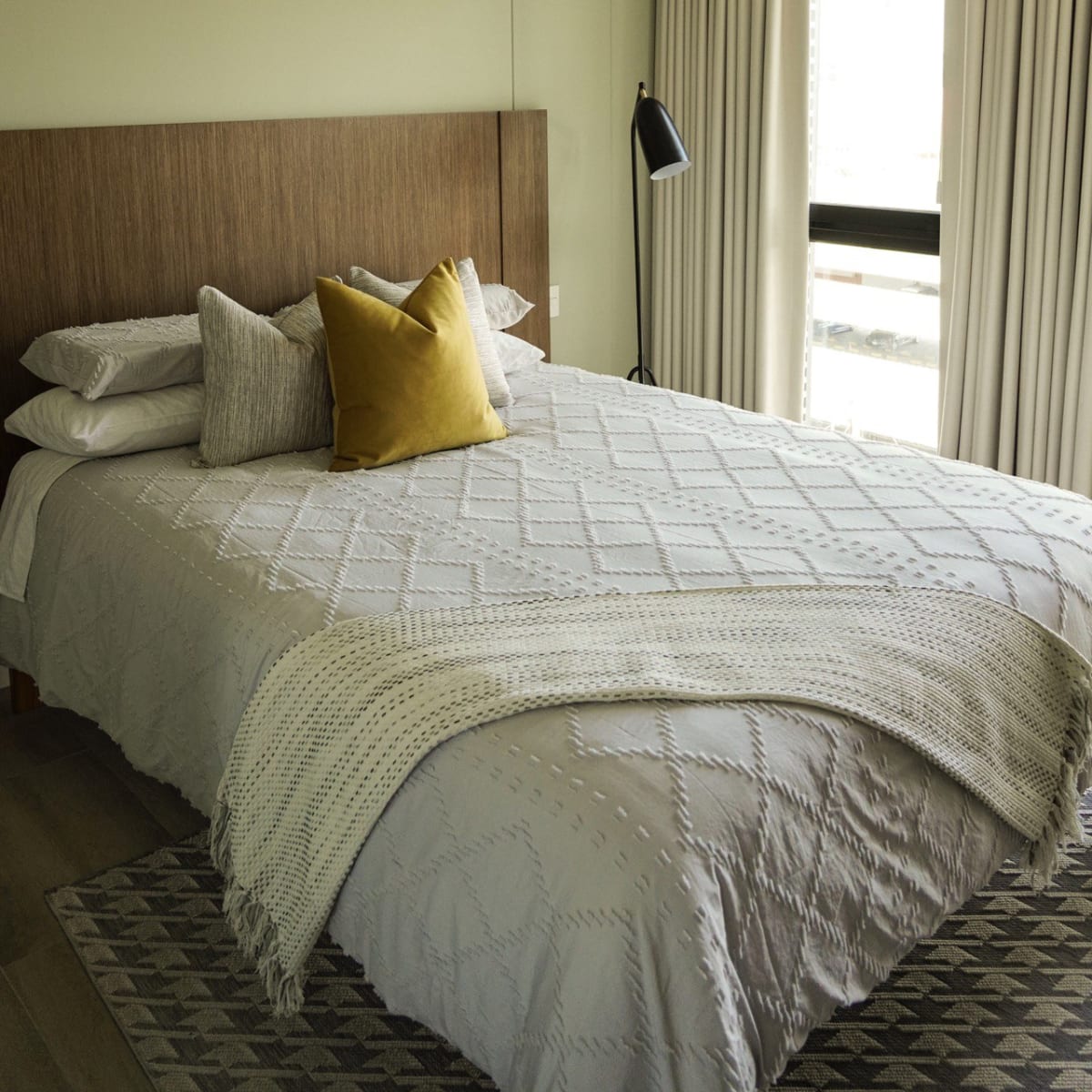 Funda Edredón Rombos Gris Plata1