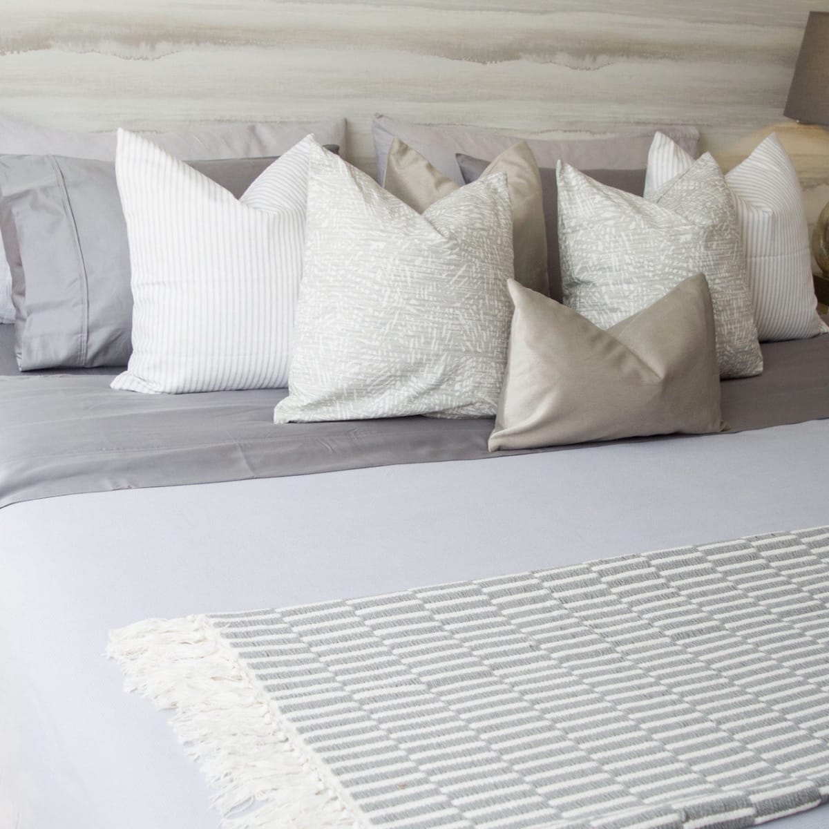 Sábanas 400 hilos Satín Charcoal1