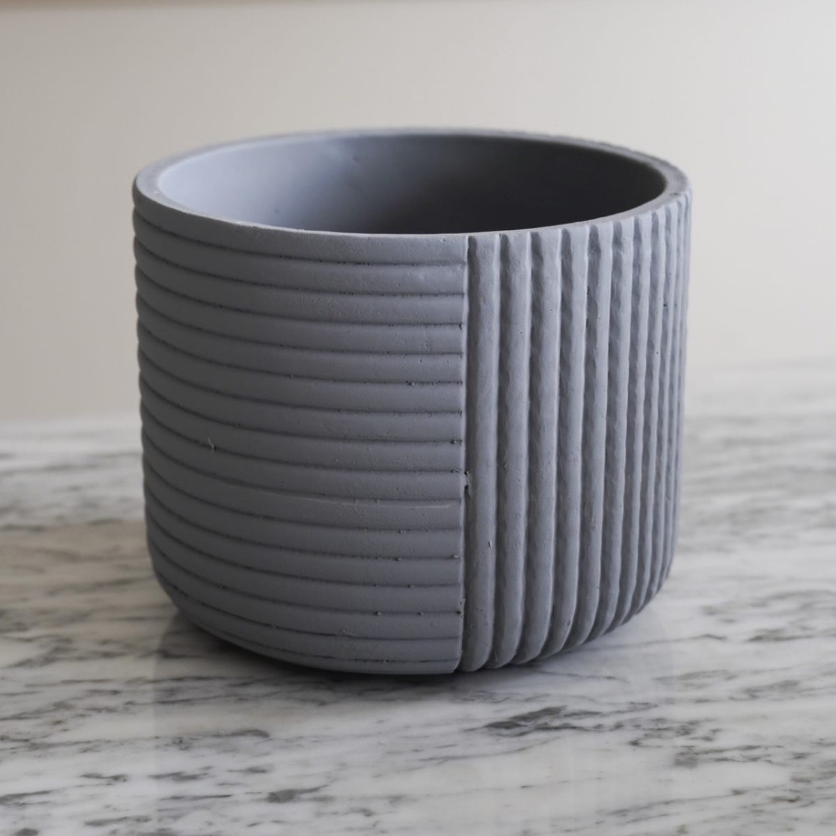 Maceta Milán Gris2
