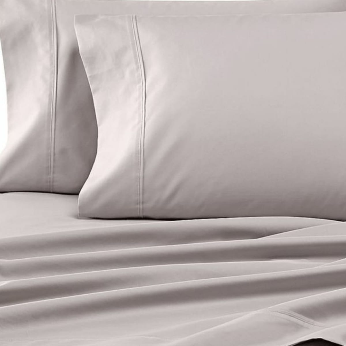Sábana 400 hilos Percale Gris Plata1