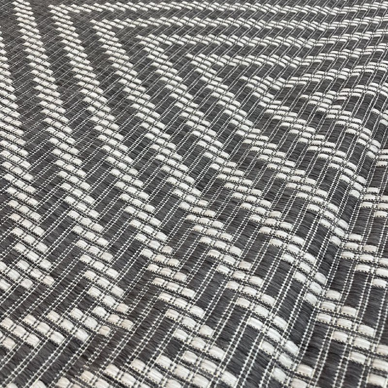 Alfombra ZigZag Charcoal 2901