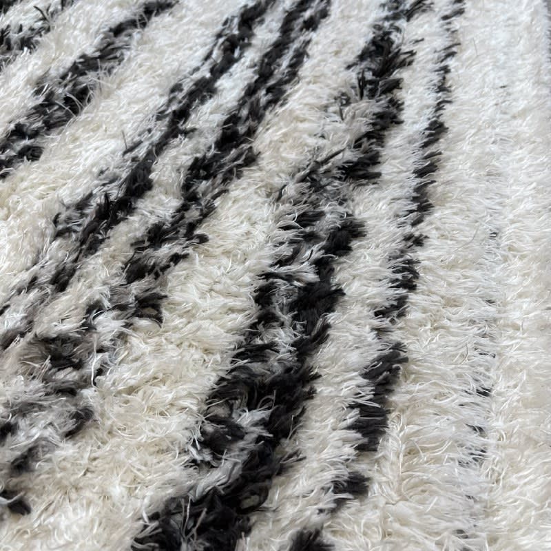 Alfombra Shabby Black and White 2902