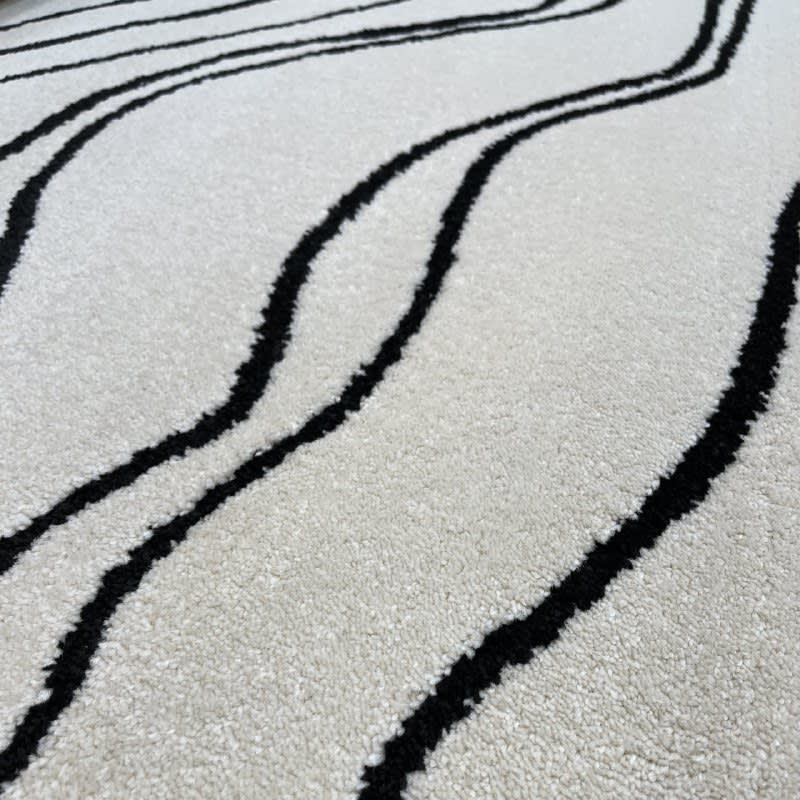 Alfombra Sevilla Ivory Black3