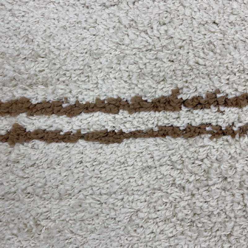 Alfombra Shabby Rayas azul/mostaza 1906