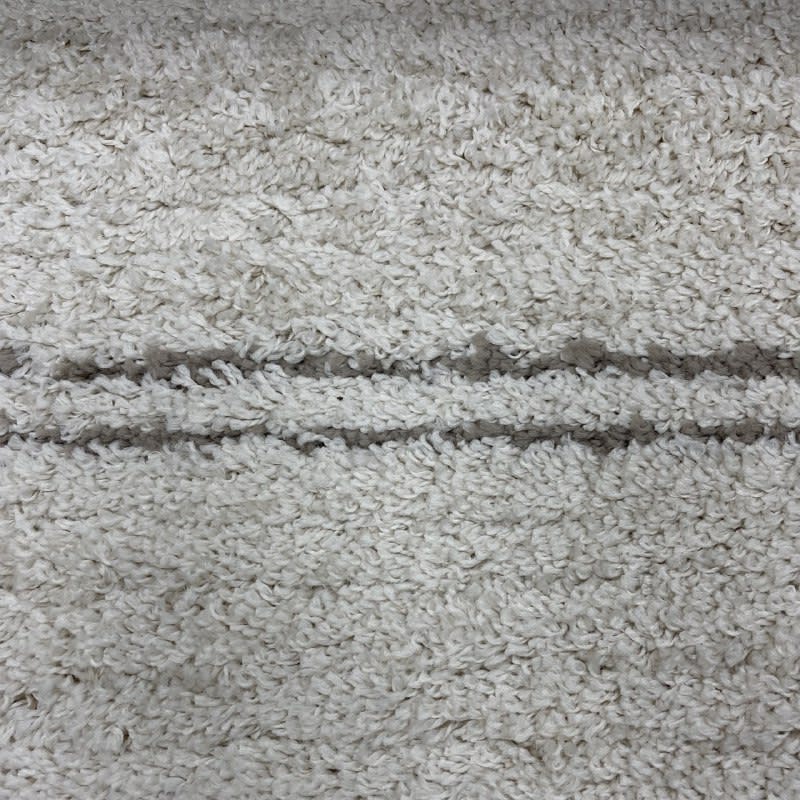 Alfombra Shabby Rayas guinda/gris 1905