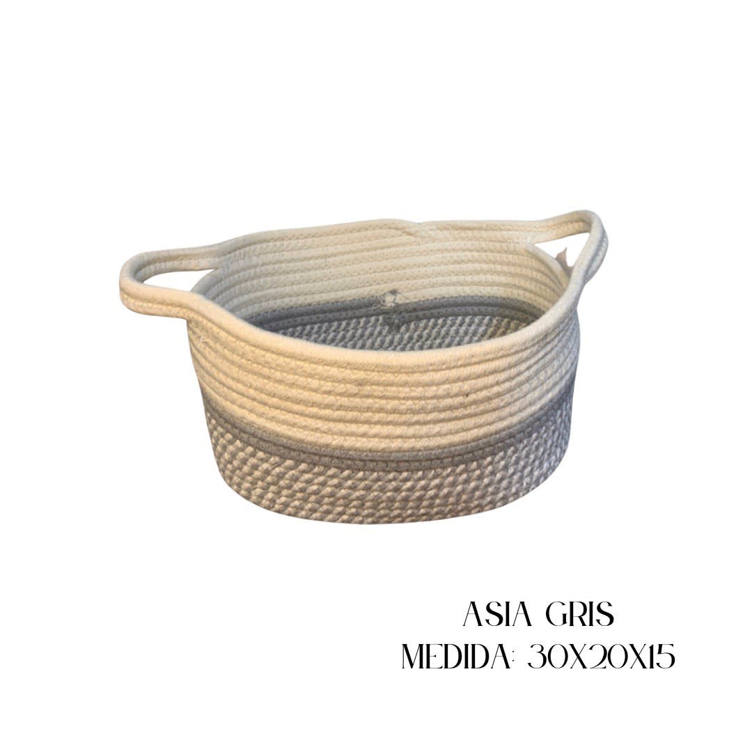 Canasta Asia Gris5