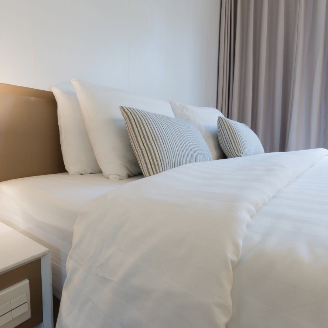 Funda Edredón Stripe 500 Hilos Blanco5