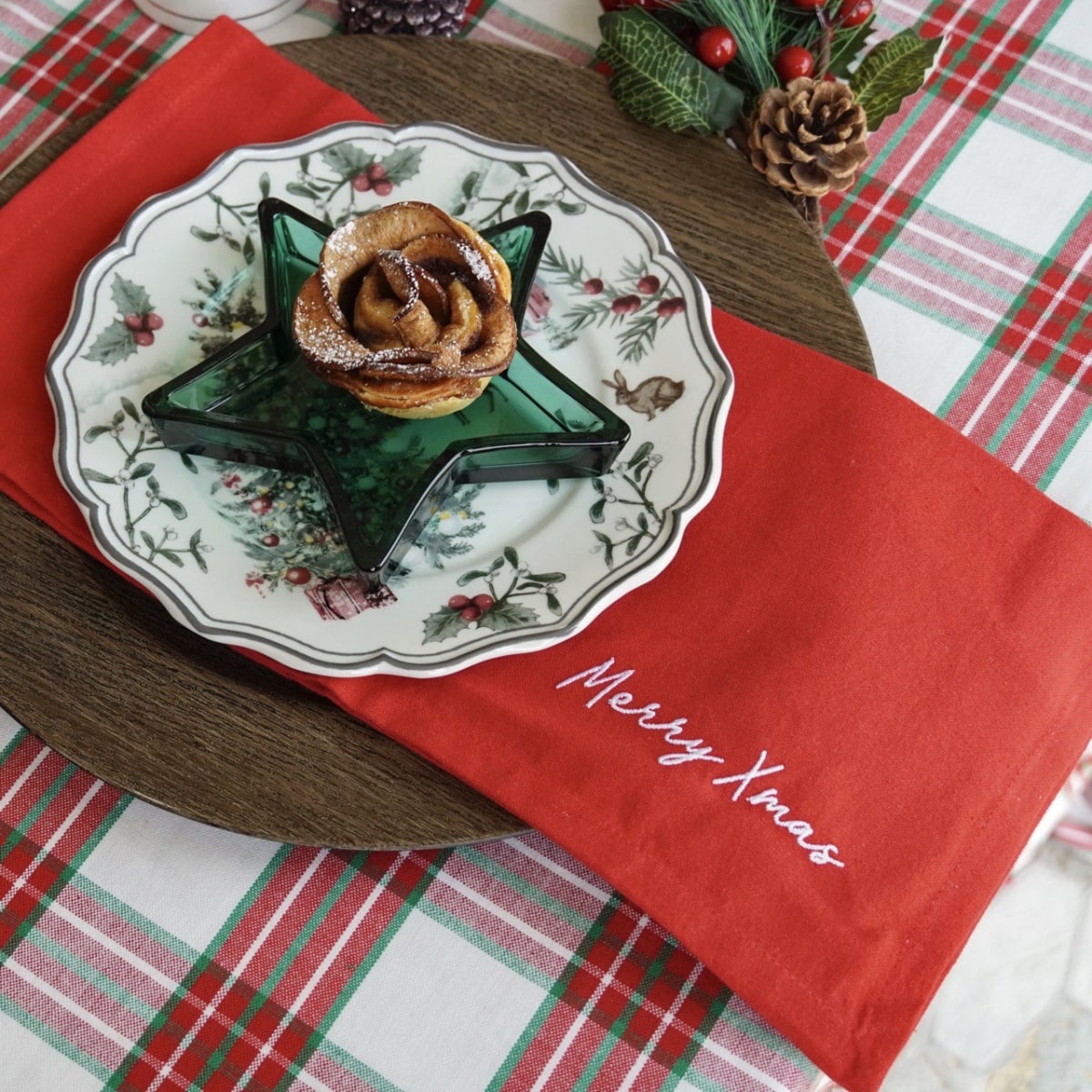 Set Servilleta Merry Christmas1