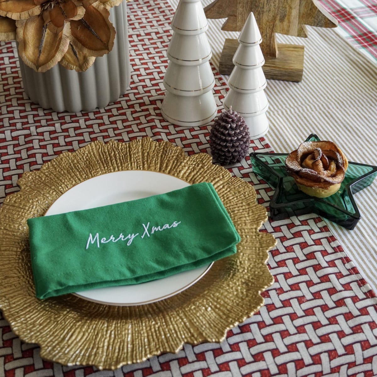 Set Servilleta Merry Christmas2