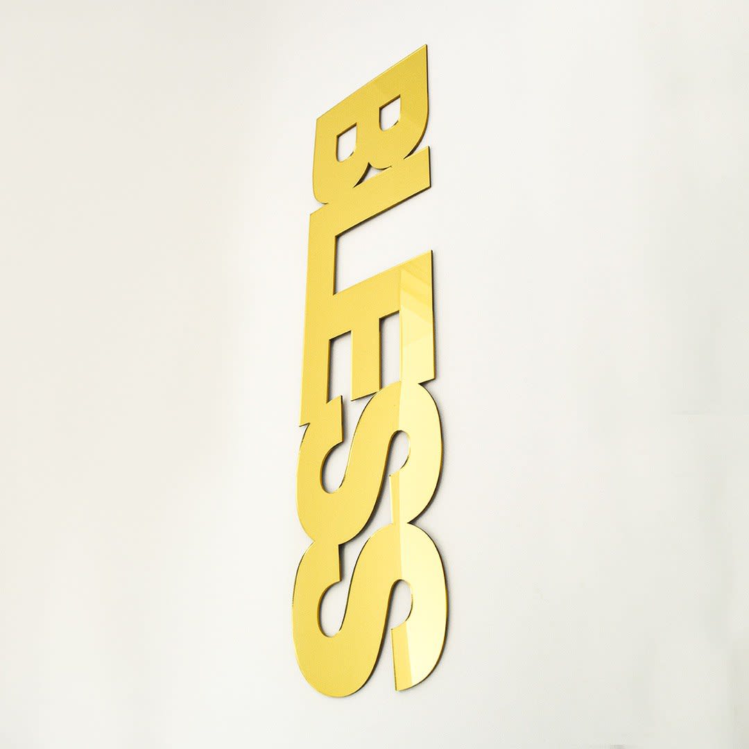 Bless acrílico espejo2