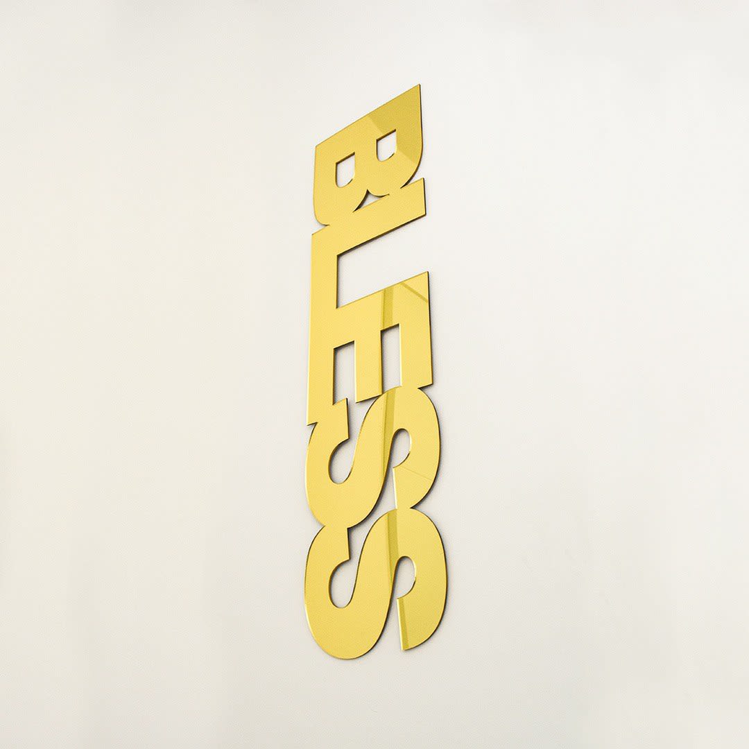 Bless acrílico espejo1