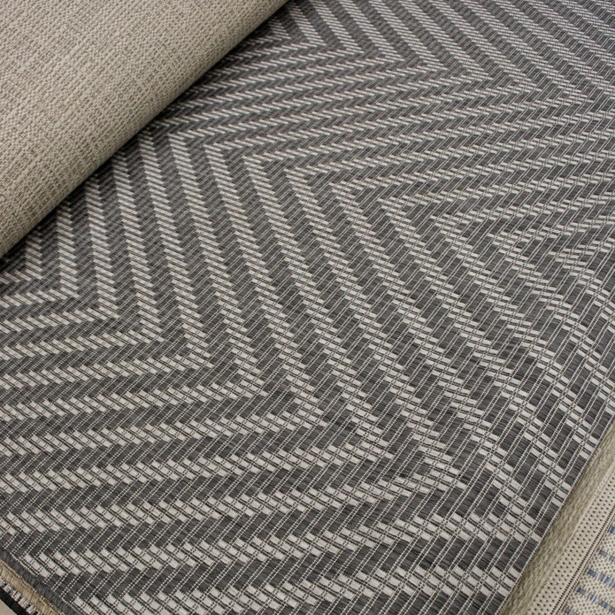 Alfombra ZigZag Charcoal 2902