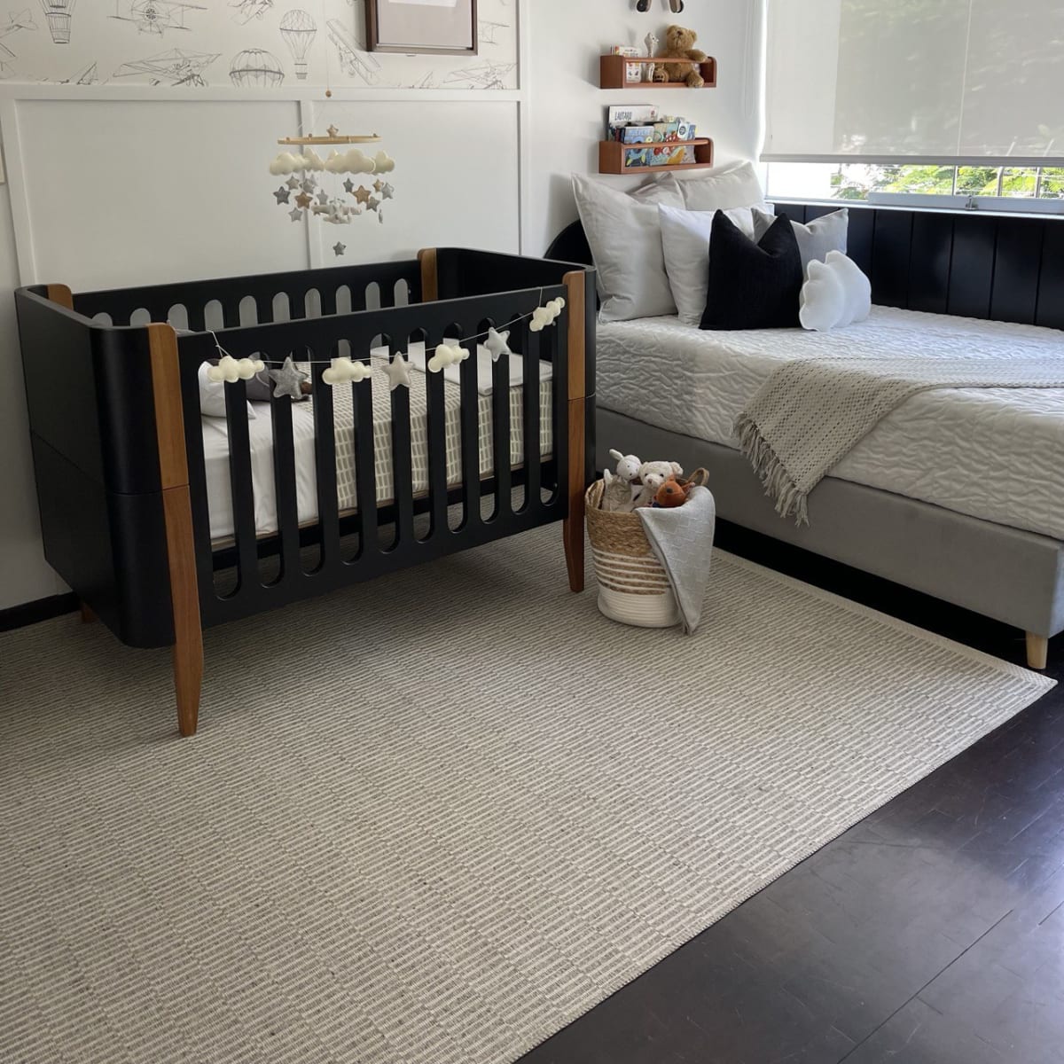 Alfombra Calgary Lana Gris 2901