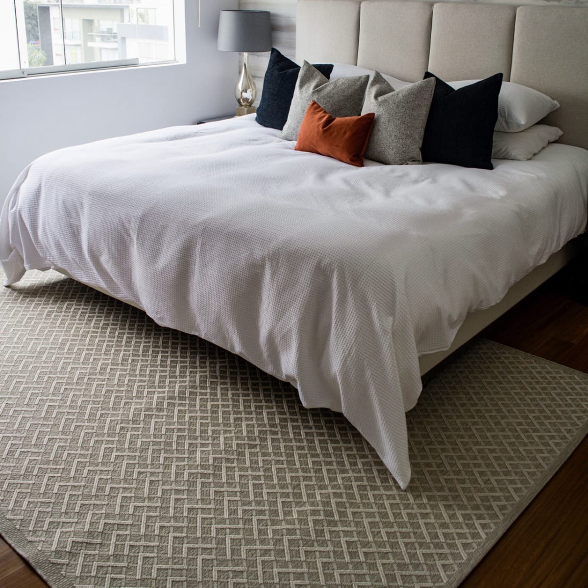 Alfombra Multi Rombos Beige 2901