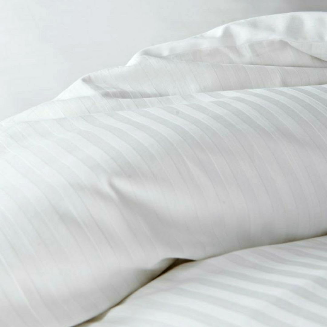 Funda Edredón Stripe 500 Hilos Blanco3