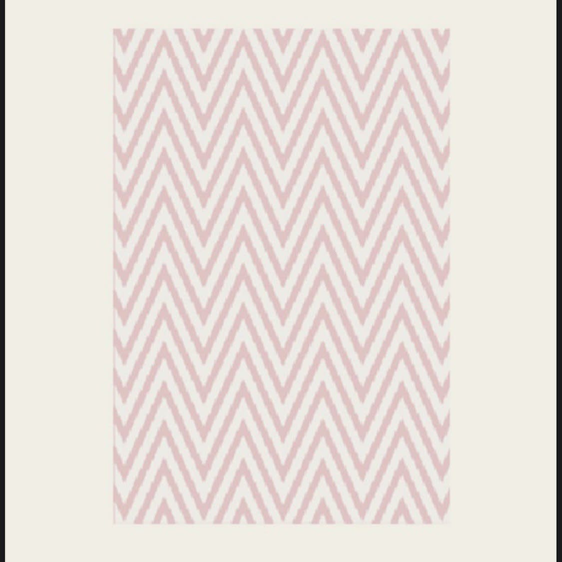 Alfombra Zigzag Rosa 1902