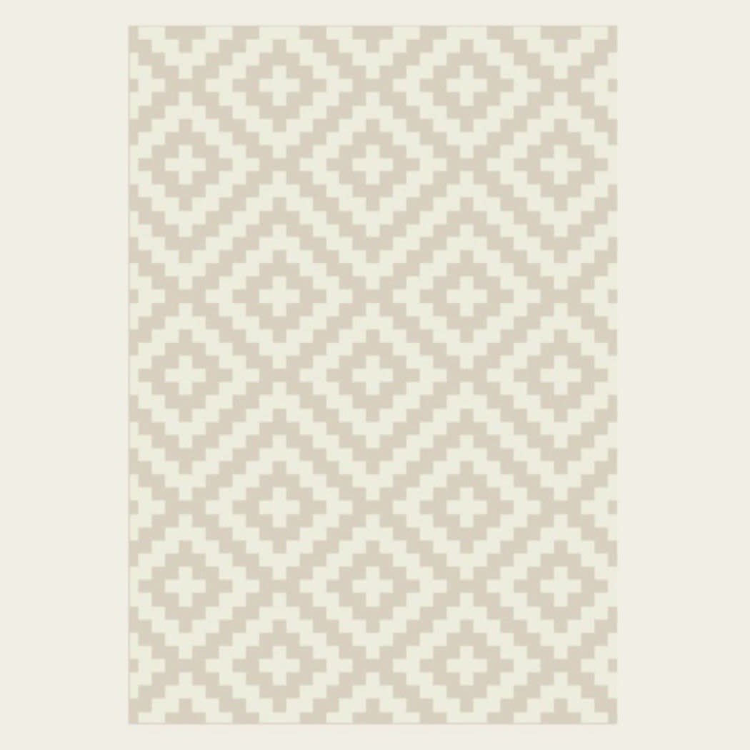 Alfombra Rombos Beige3