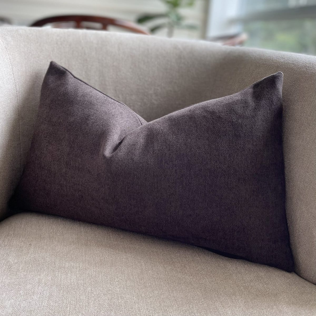 Funda de Cojín Iberia Marrón Rectangular2