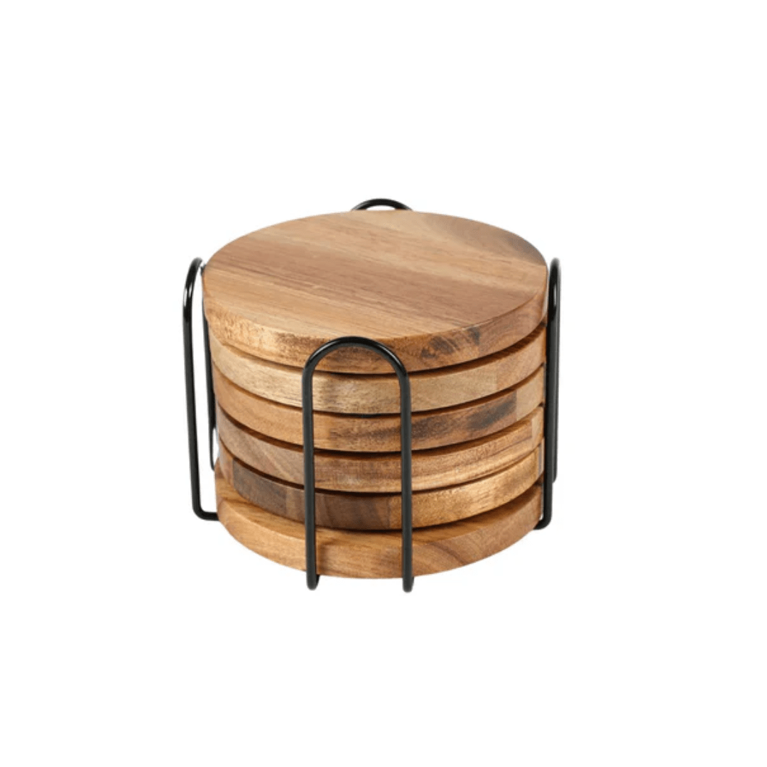 PortaVaso de Madera Acacia1