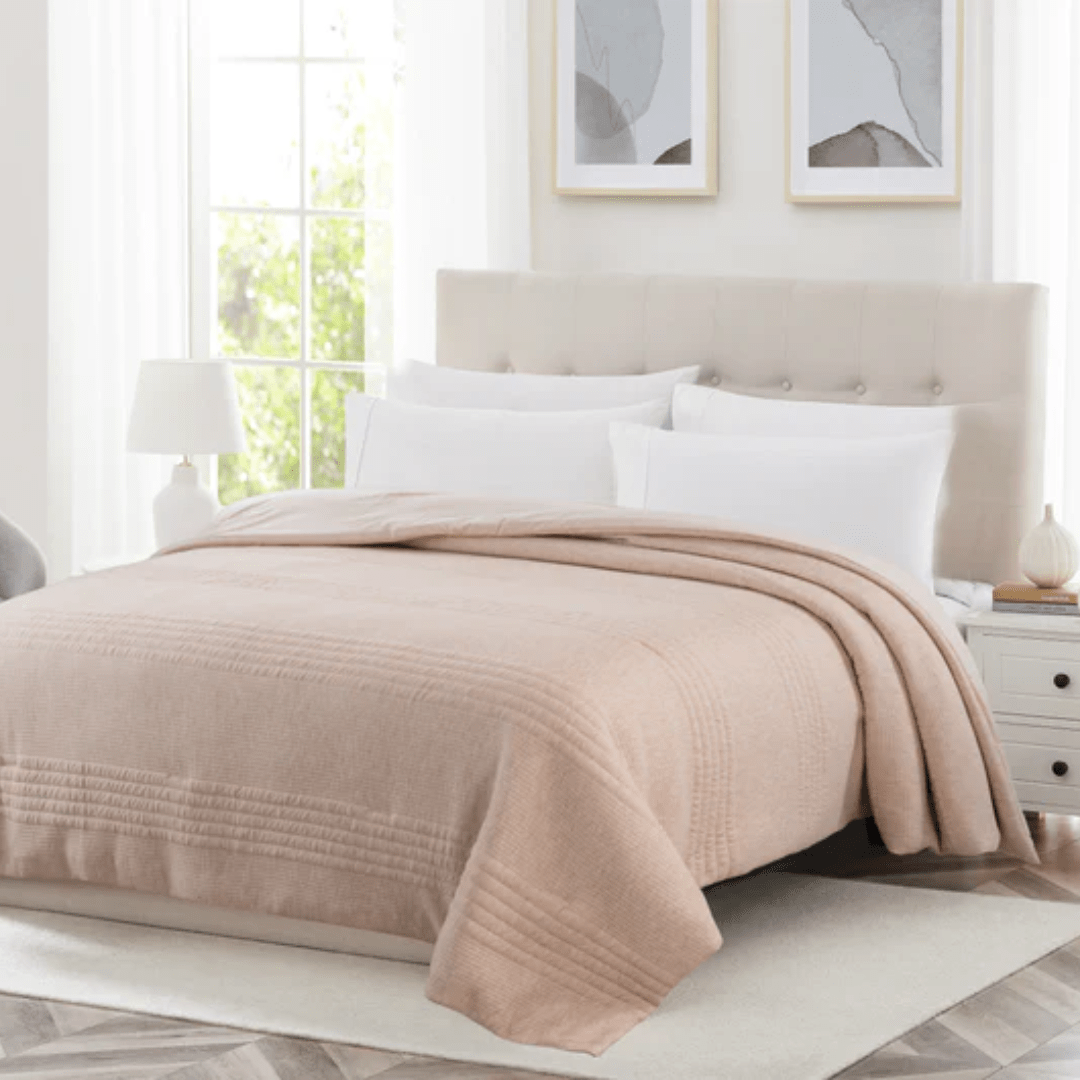 Cubrecama Cielo Beige1