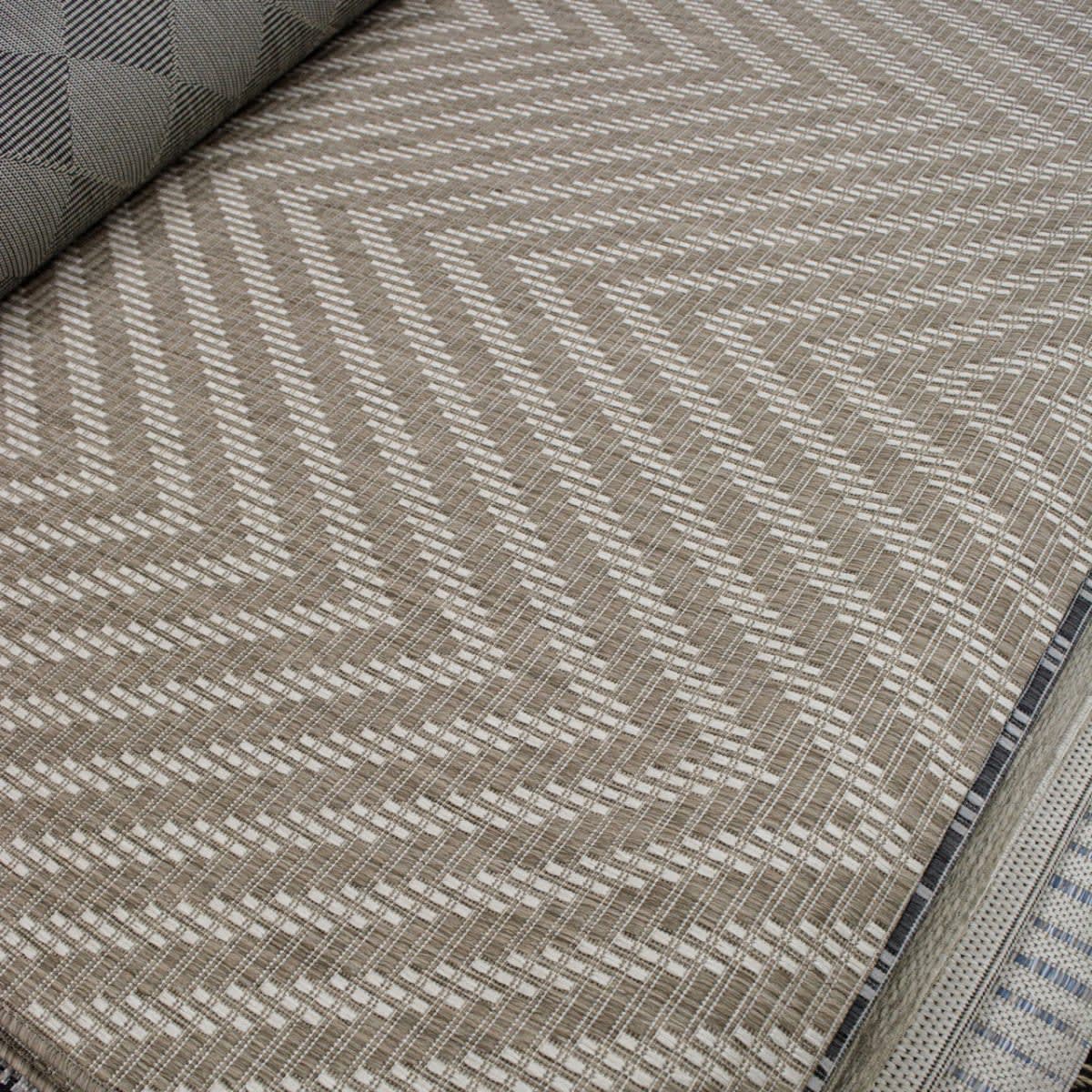 Alfombra Runner ZigZag Champagne4