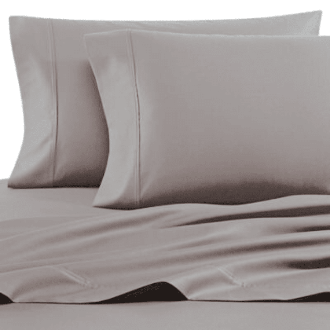 Sábanas 400 hilos Satín Gris Plata1