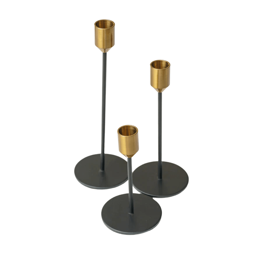 Set Candelabro Dorado1