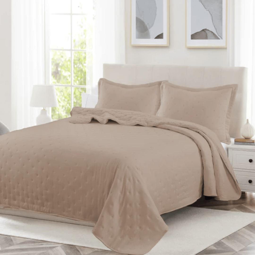 Cubrecama Calma Sherpa Topo1