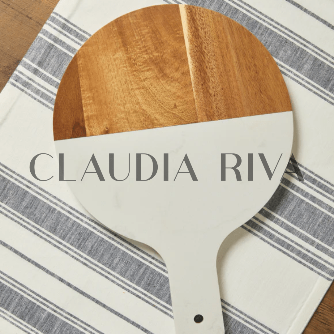 Tabla de Mármol Madera Redonda2