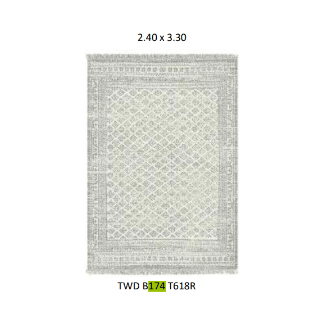 Alfombra WhiteMoon 3302