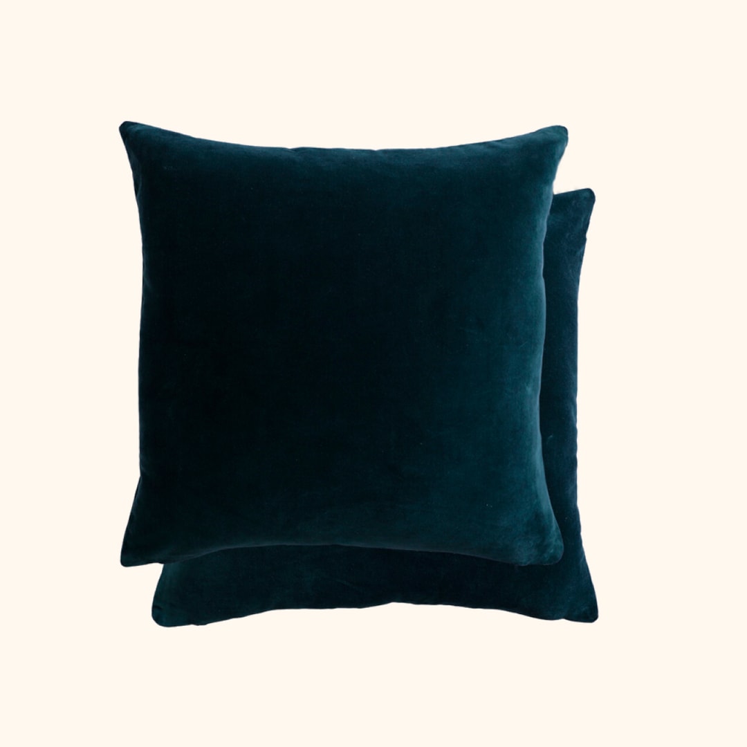 Funda de Cojín Velvet Verde1