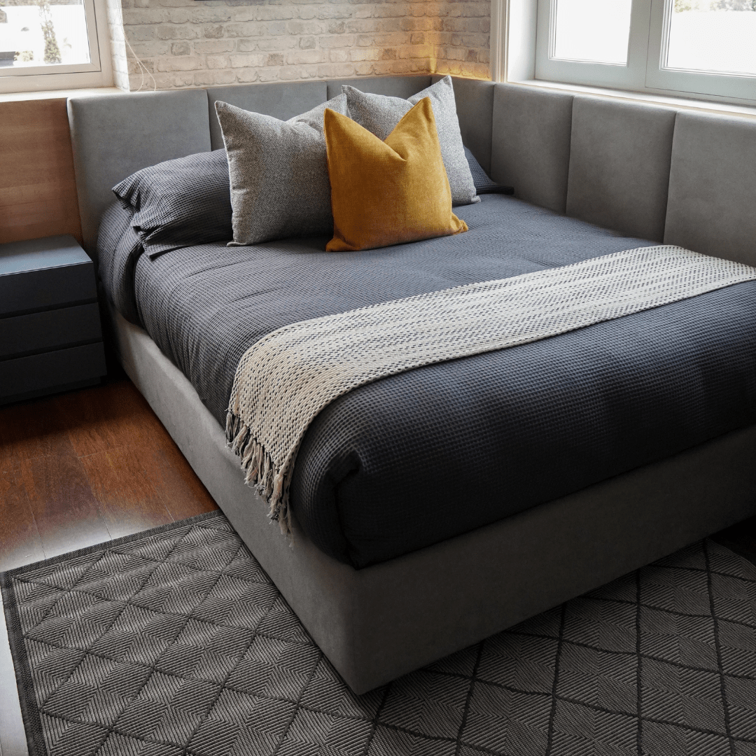 Funda Edredón Waffle Charcoal 350 hilos1