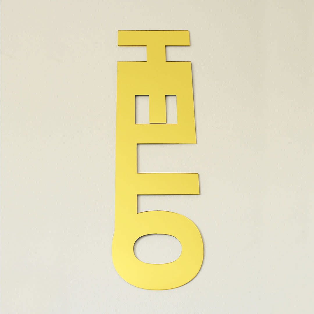 Hello acrílico espejo1