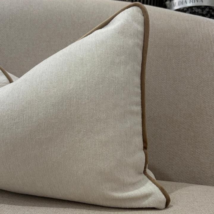 Funda de Cojín Frame Ivory Beige2