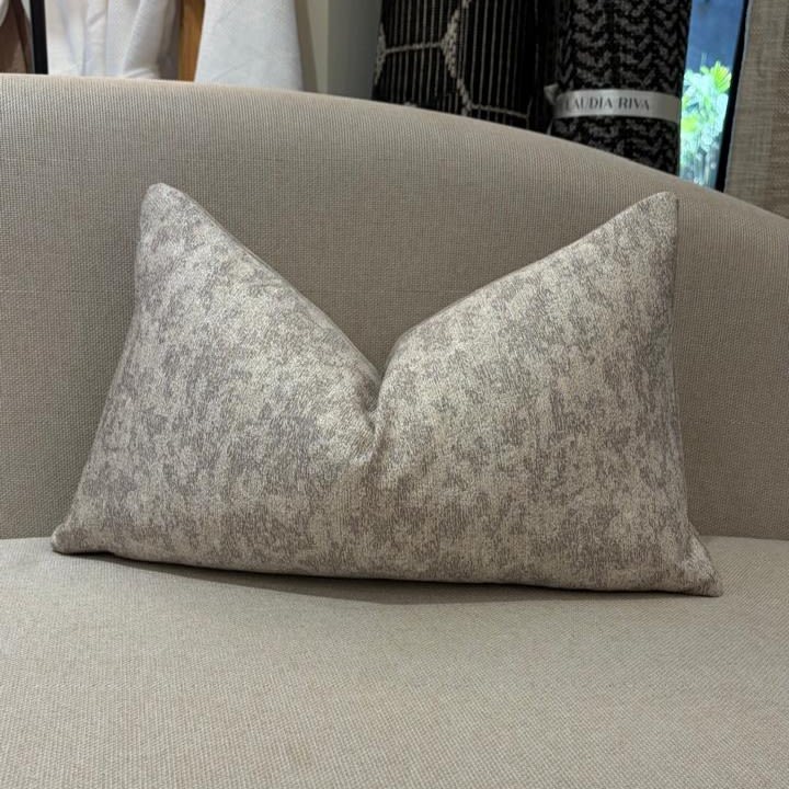 Funda de Cojín Karen Silver Beige Rectangular2