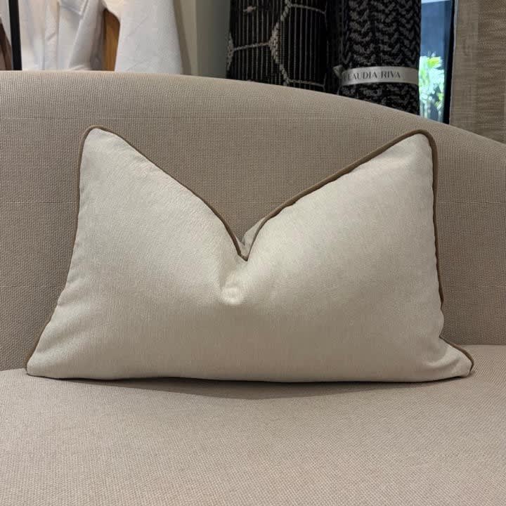 Funda de Cojín Frame Ivory Beige1