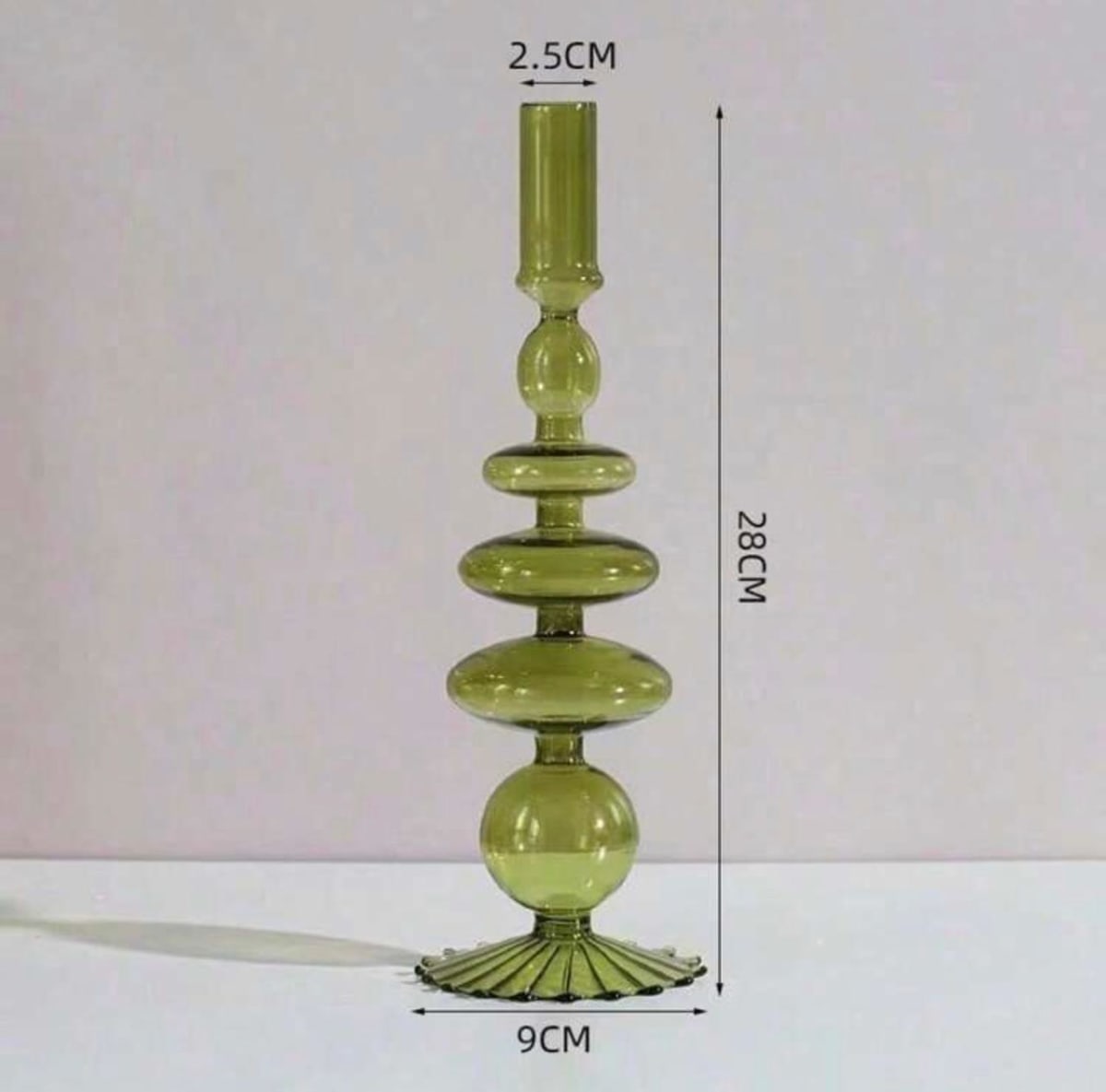 Set Candelabros Verde2