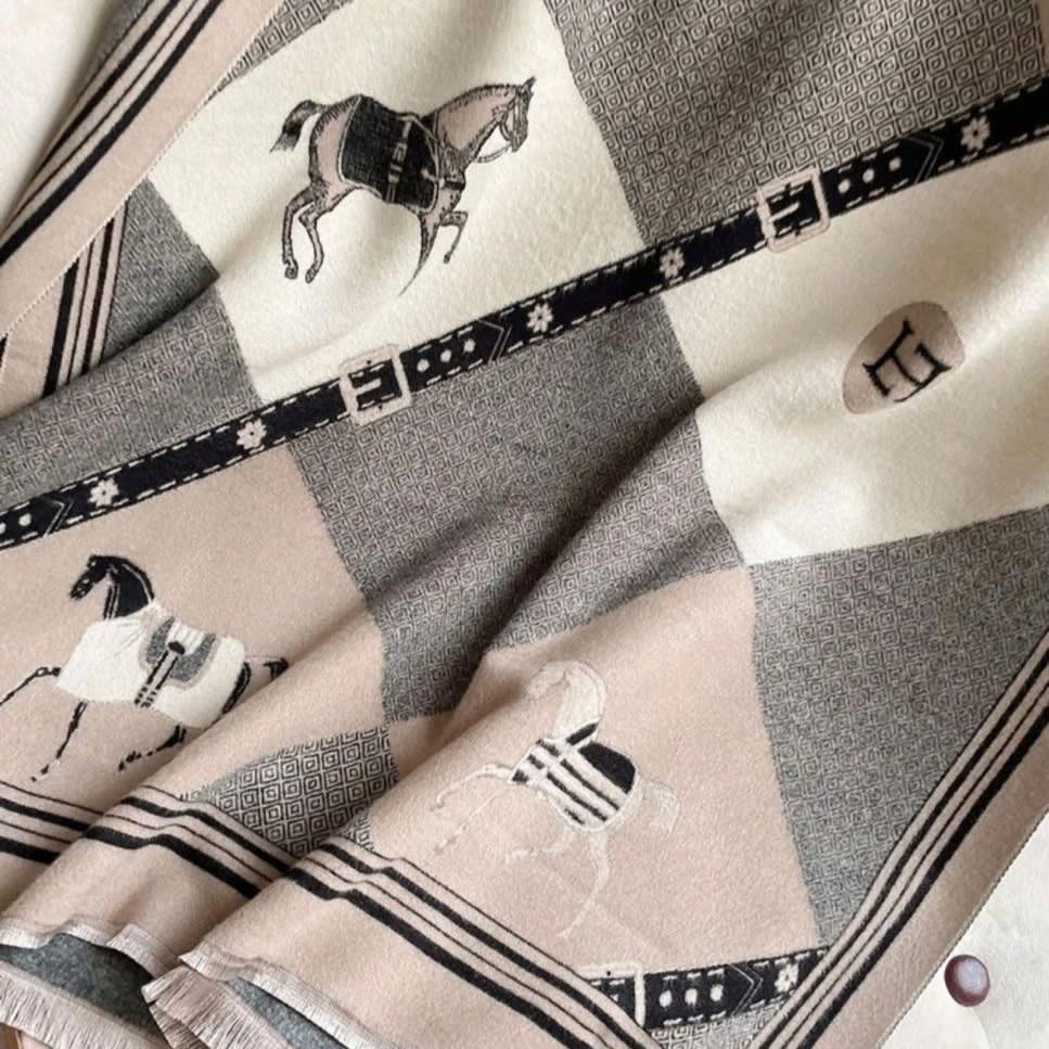 Manta Caballo Beige1