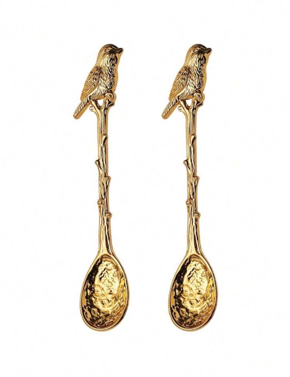 Set Cucharitas Pajarito Gold2