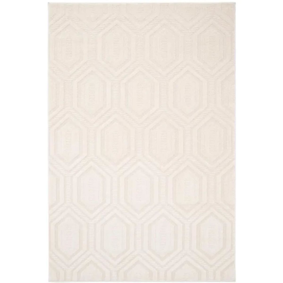 Alfombra Hexagonal Beige 2903