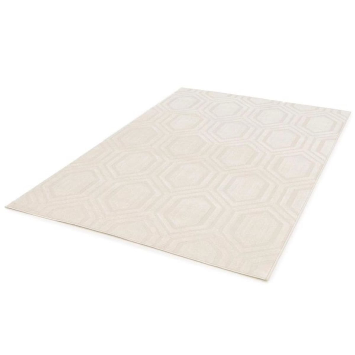 Alfombra Hexagonal Beige 2904