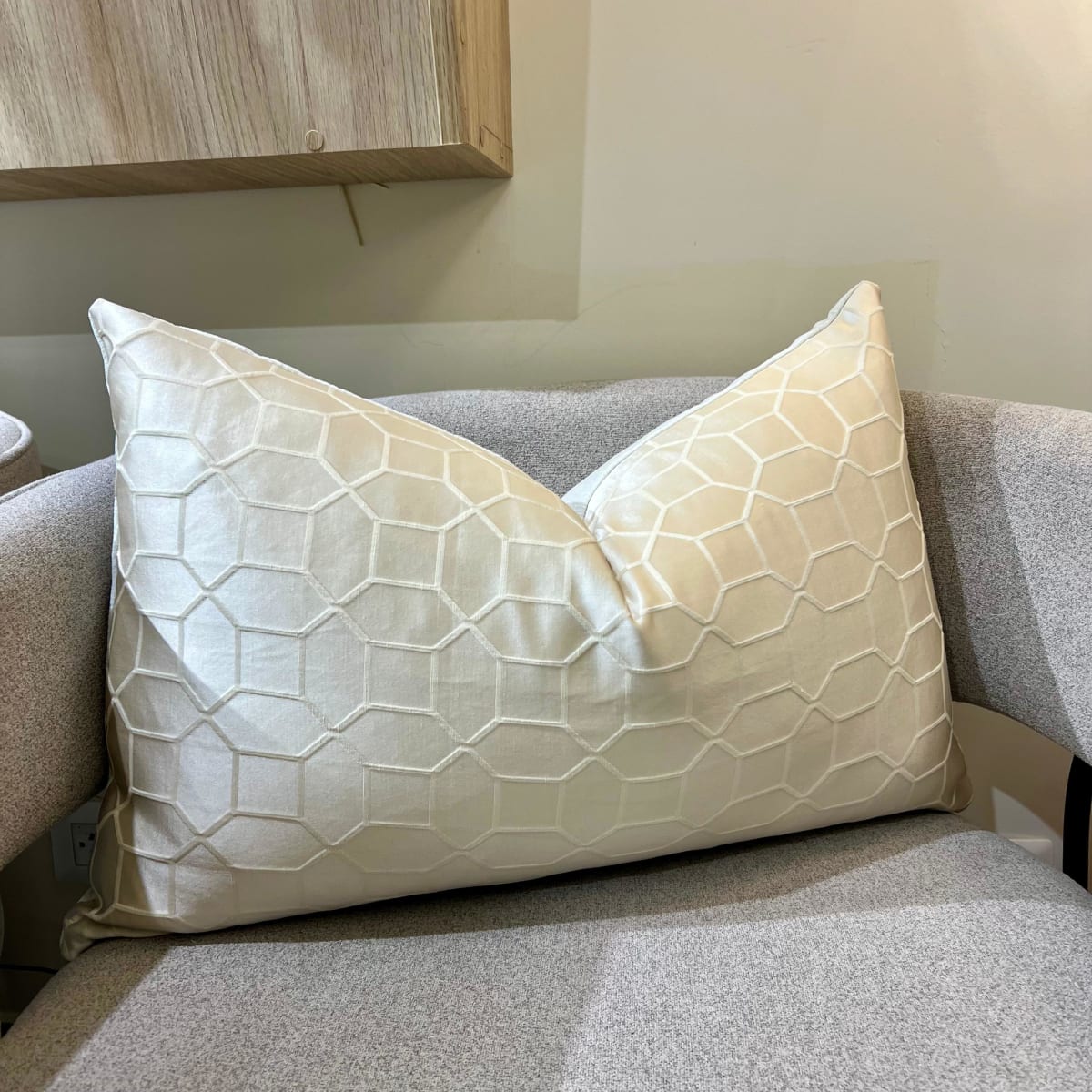 Funda de Cojín Geometryc Ivory4