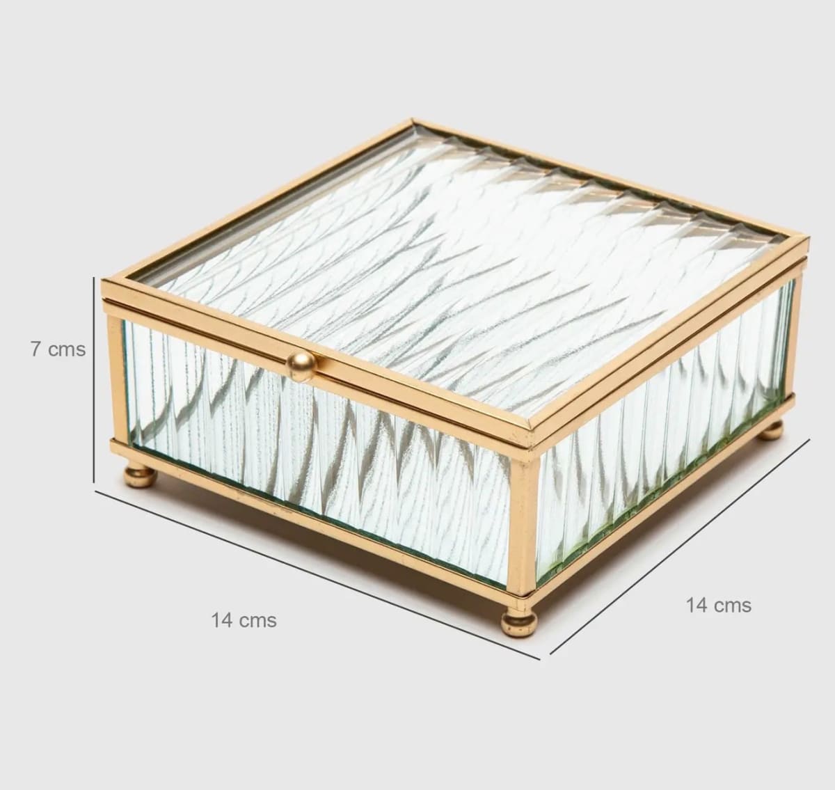 Caja Vidrio Acanalado Gold S3