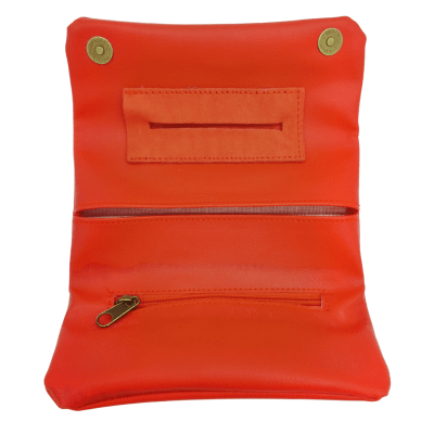 TABAQUERA TABAG ECO CUERO ROJA