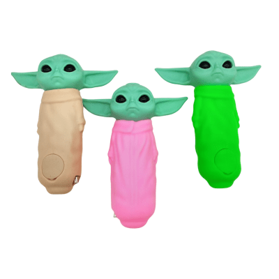 PIPA SILICONA BABY YODA 12CM