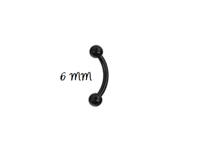 BARBELL CURVO ACERO NEGRO