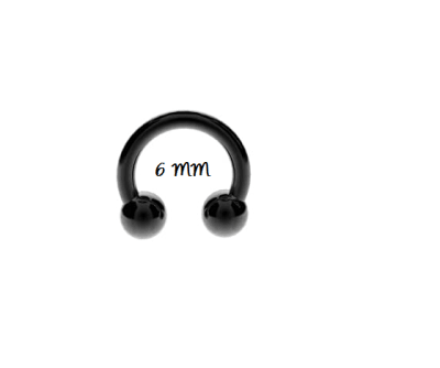 CIRCULAR BARBELL ACERO NEGRO