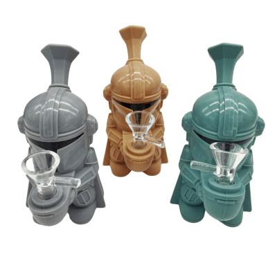 BONG SILICONA MANDALORIAN 14CM